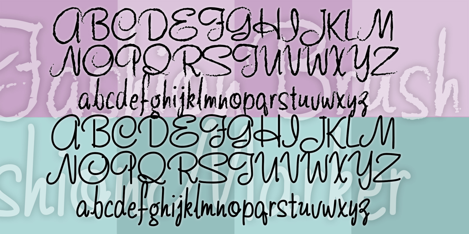 Fashion Font Family Poster