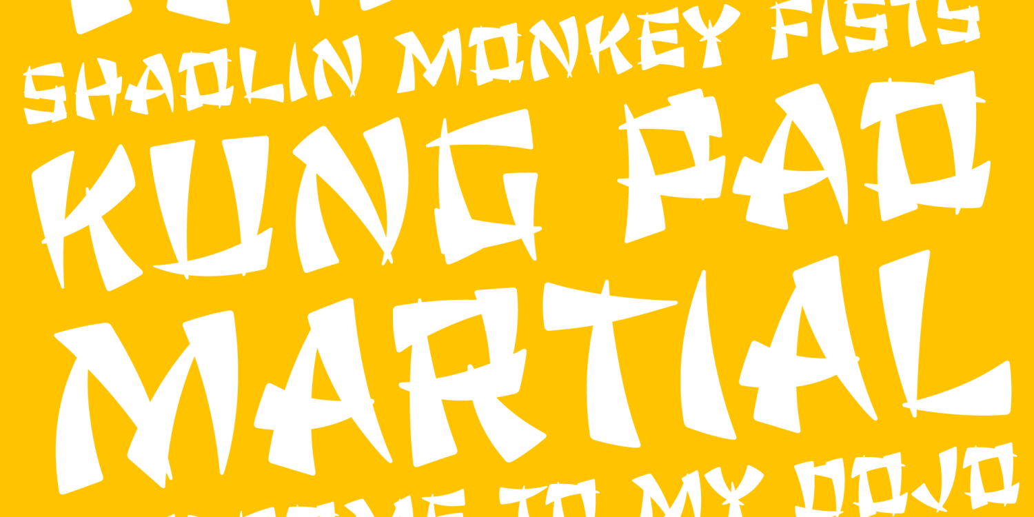 Chop Chop PB Font Family - Poster #3