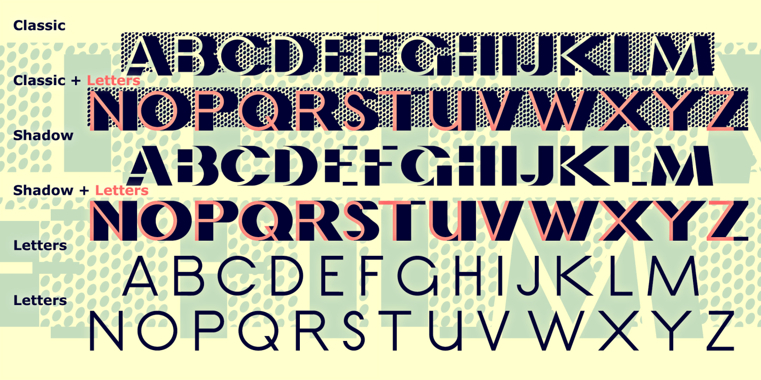 Le Film Font Family Poster