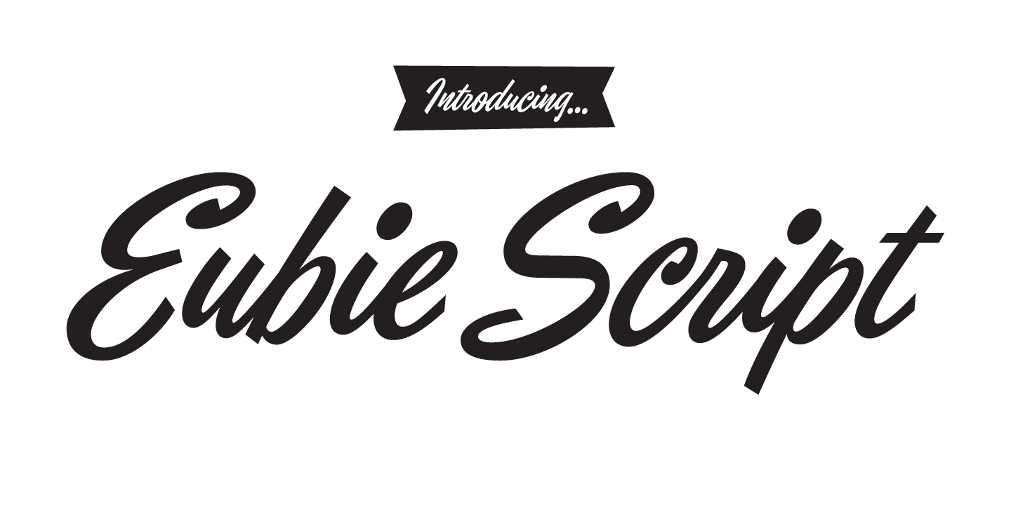 Eubie Script Font Poster #1