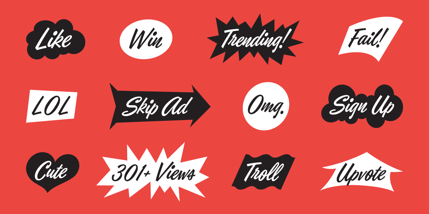 Eubie Script Font Poster #1
