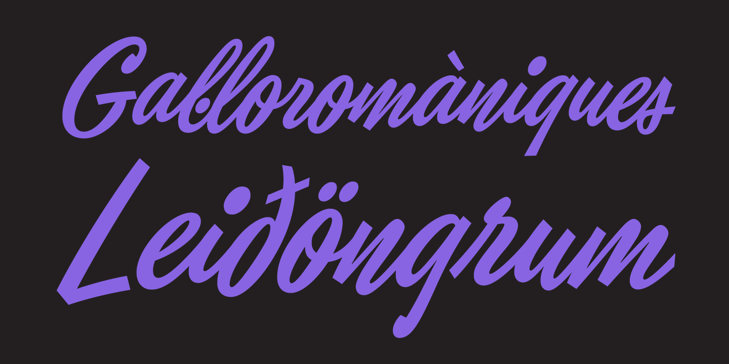 Eubie Script Font Poster #1
