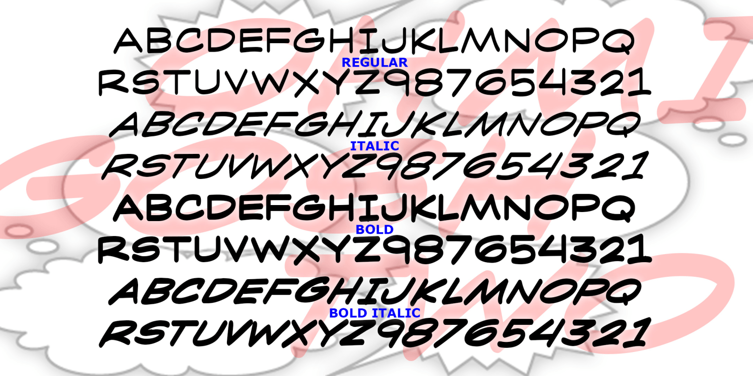 Ohmigosh Font Poster #2