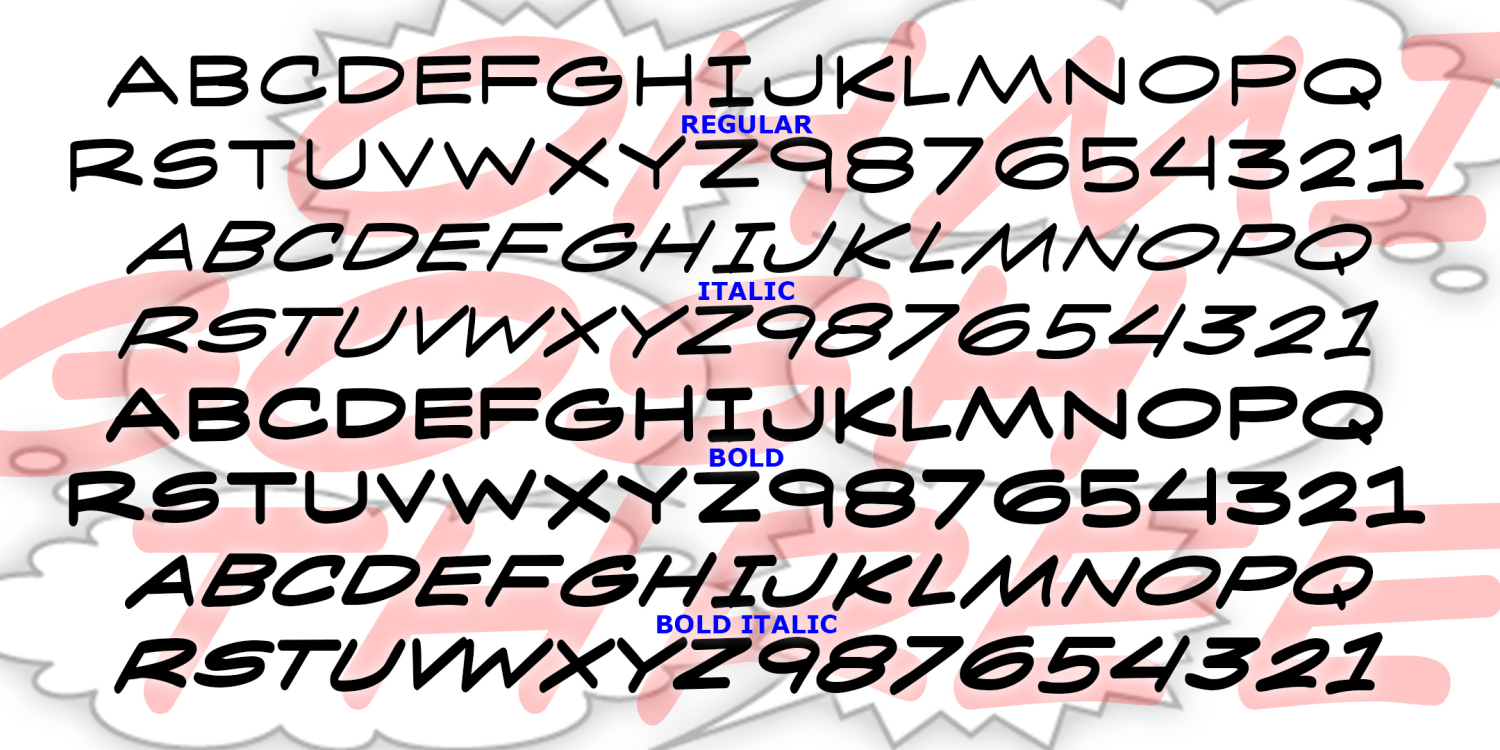 Ohmigosh Font Poster #3