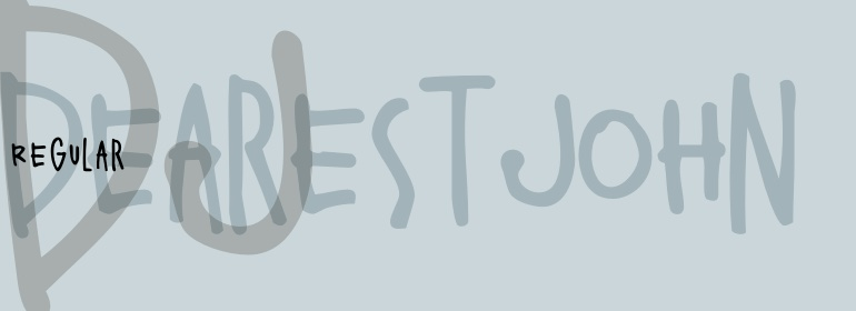 Dearest John Font Poster #1