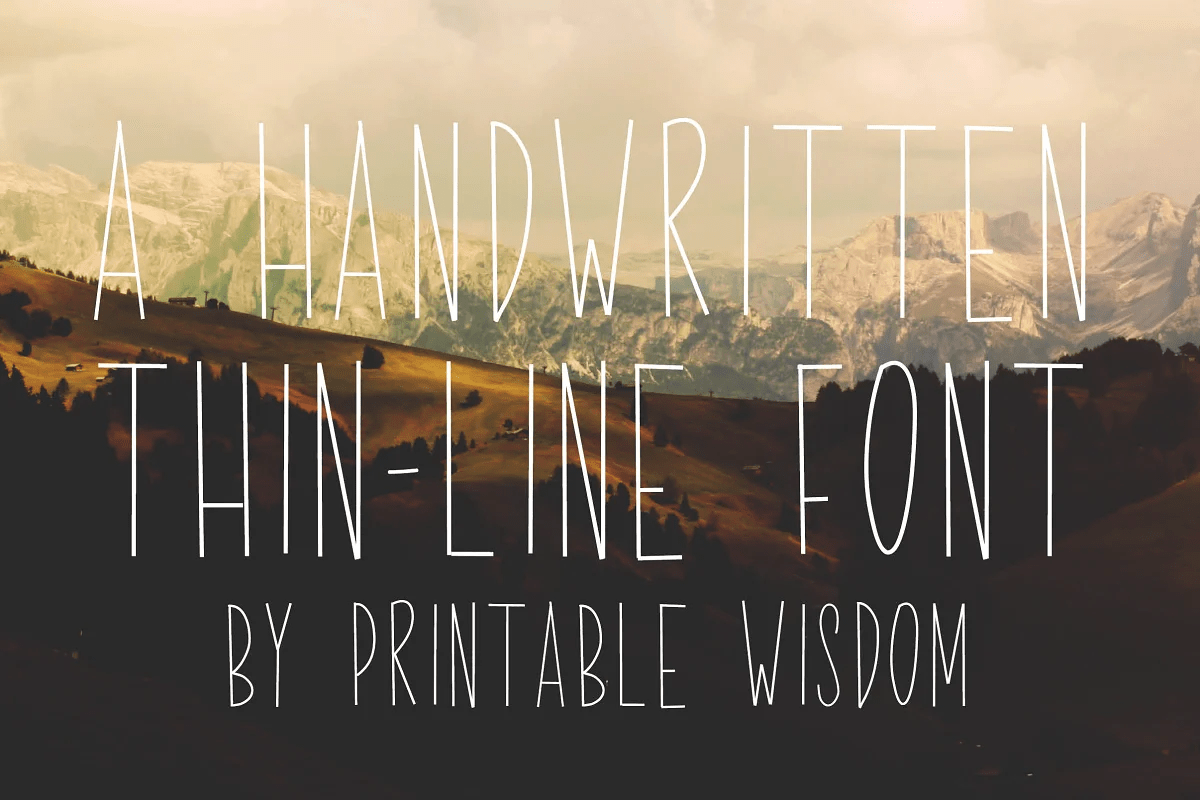 Skinny Minnie Font Poster #1