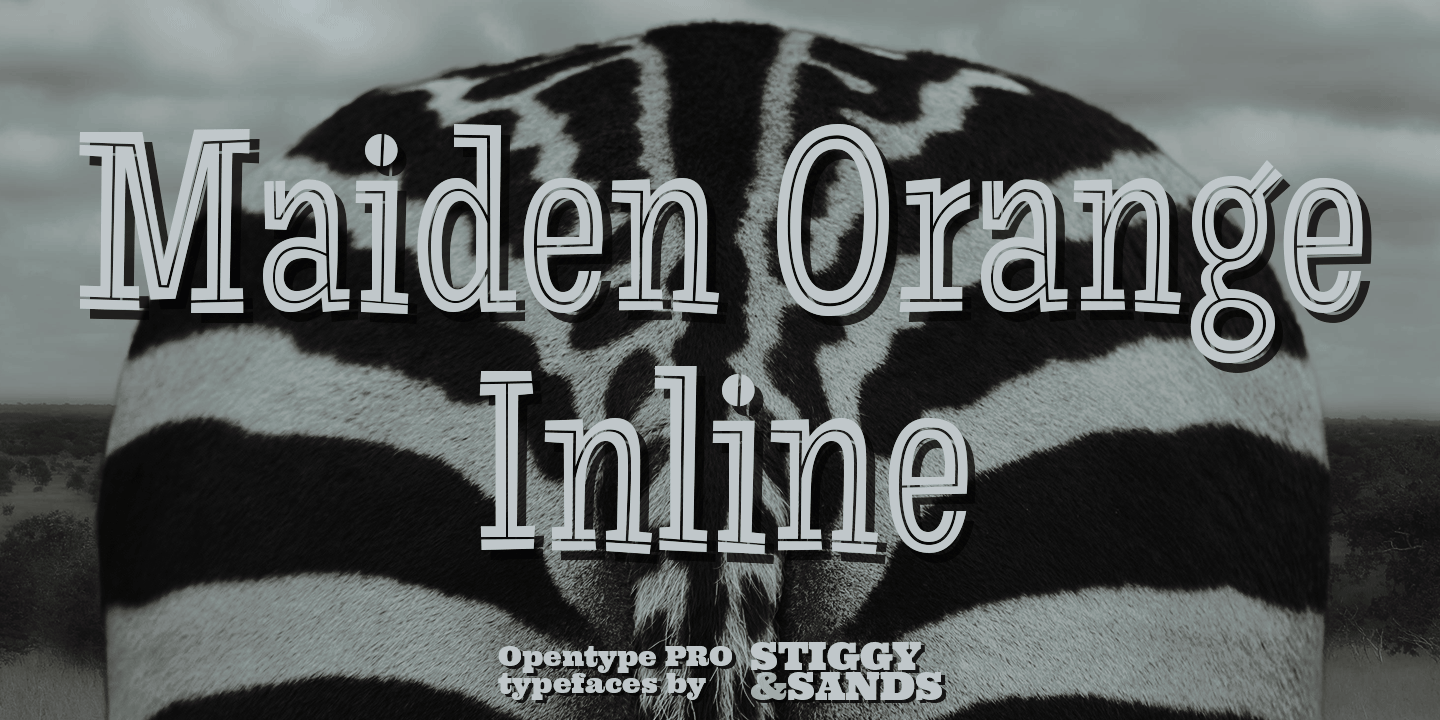 Maiden Orange Inline Pro Poster