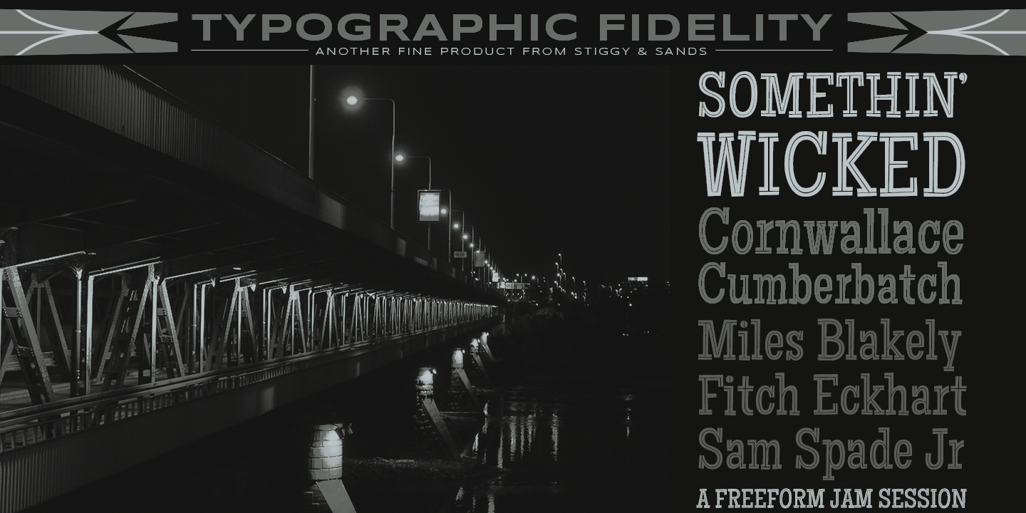 Maiden Orange Inline Pro Font Family - Poster #2