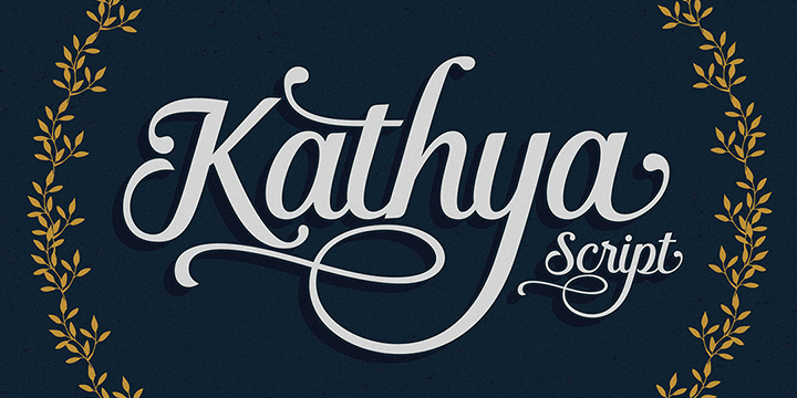 Kathya Script Font Poster #1