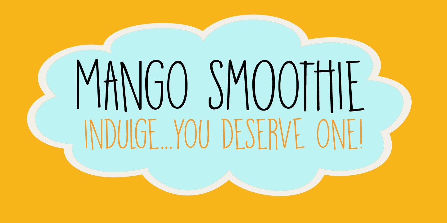 Mango Smoothie Poster
