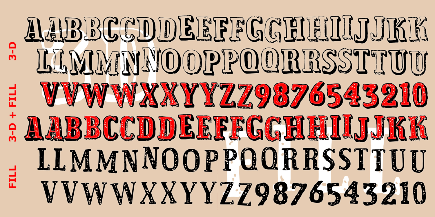 Handbill Family Font Poster #1