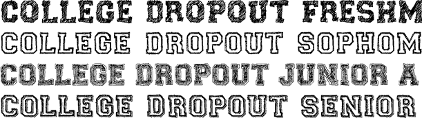 College Dropout Poster