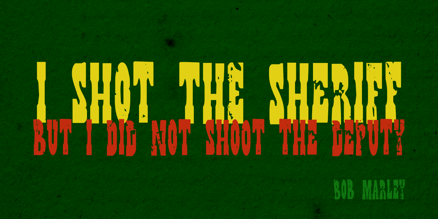 Wild Bunch Font Poster #1