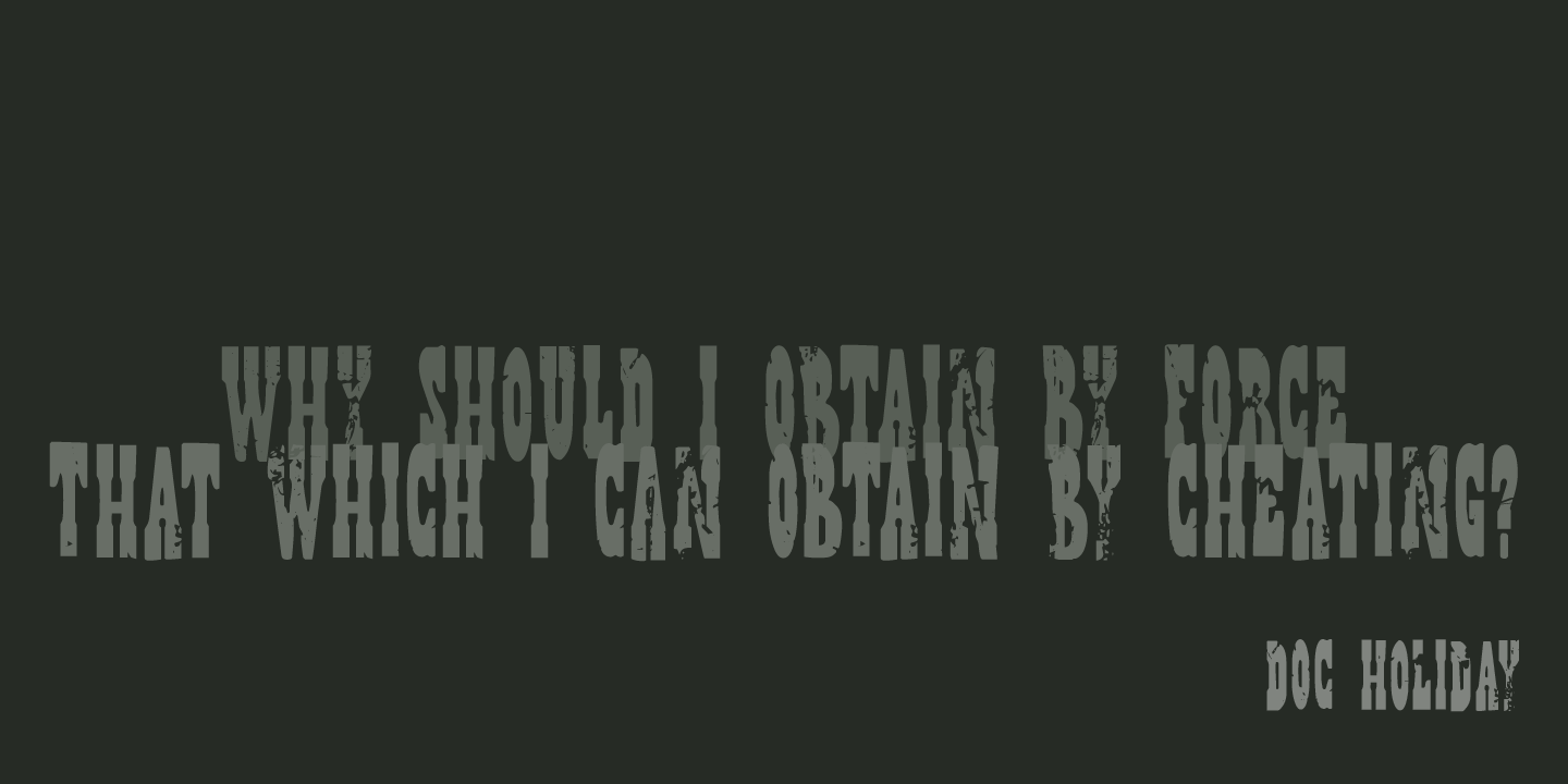 Wild Bunch Font Poster #1