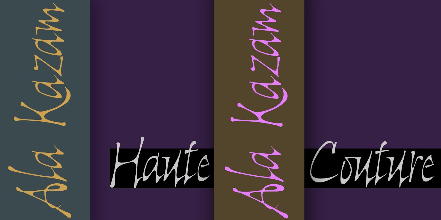 Ala Kazam Font Poster #1