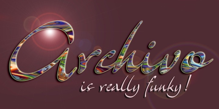 Archivo Font Poster #3