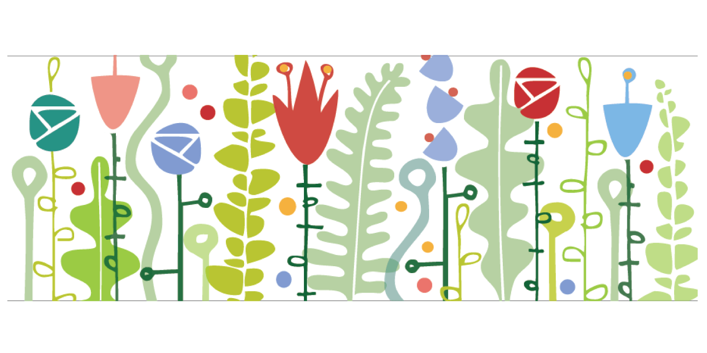 Leaf Doodles Font Poster #1