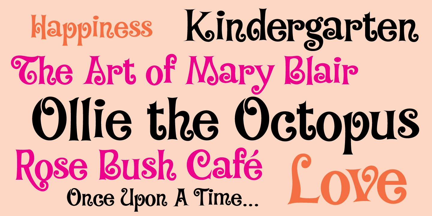 Baileywick Curly Font Poster #1