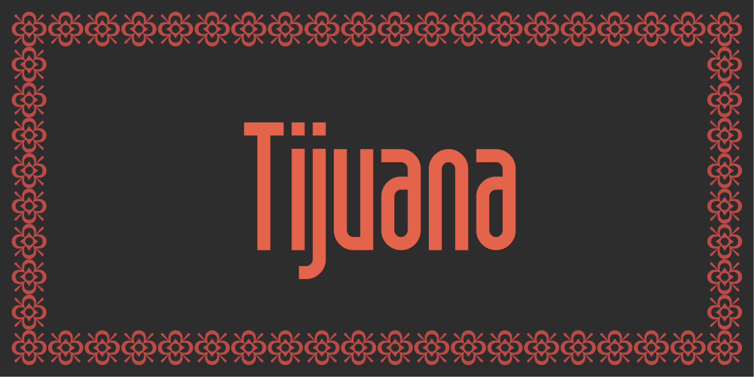 Tijuana Font Poster #1