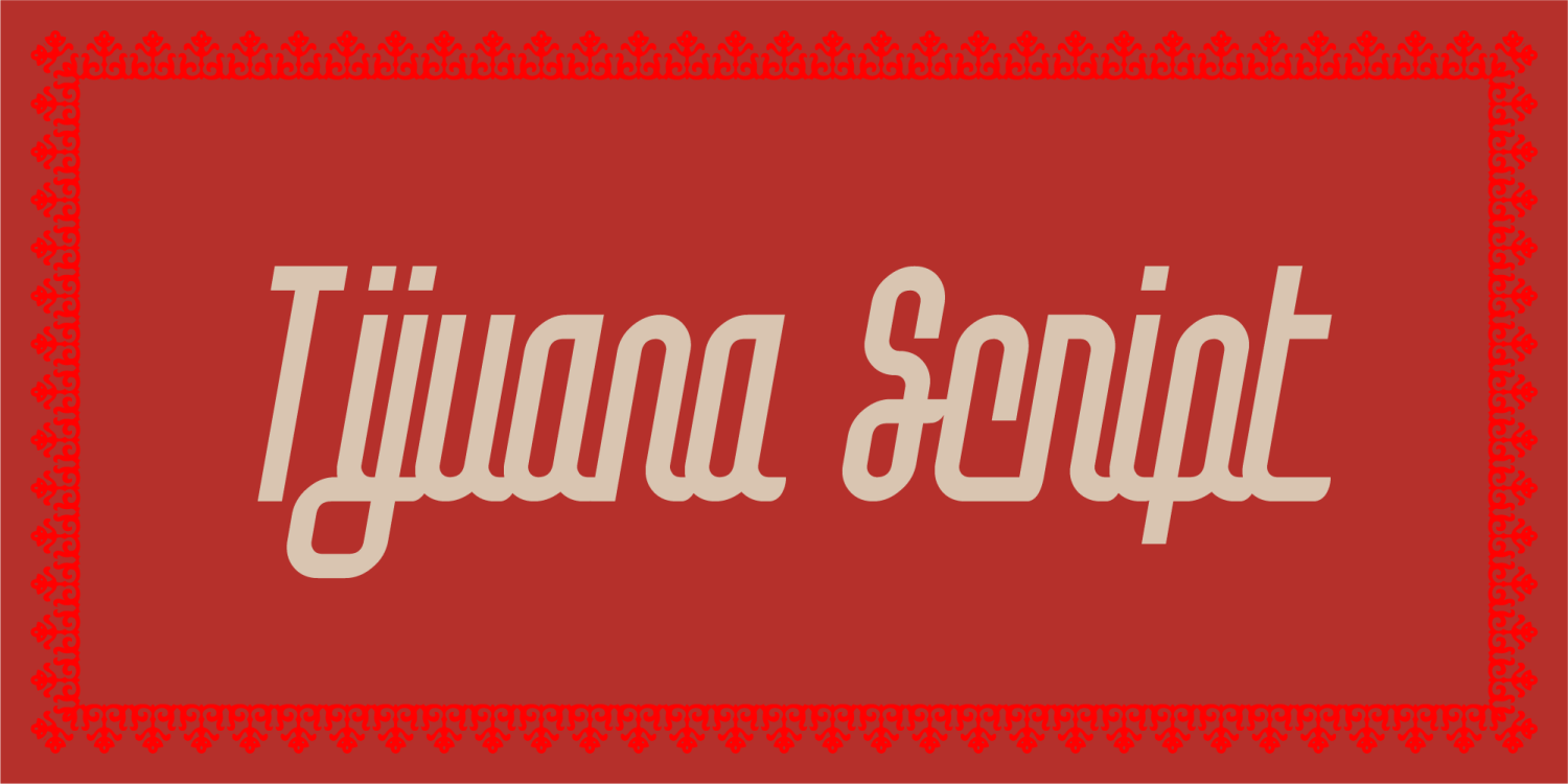 Tijuana Font Poster #1