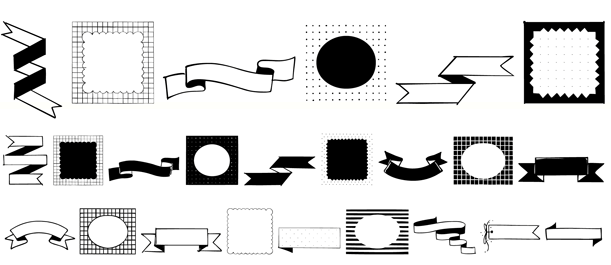 Frames & Banners Font Poster #1