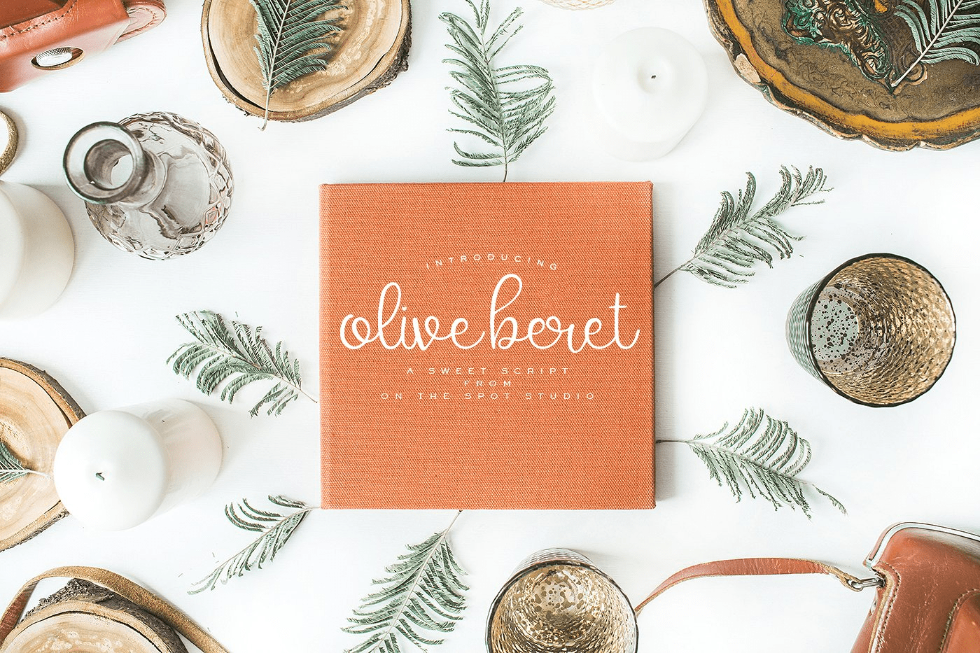 Olive Beret Font Family Poster