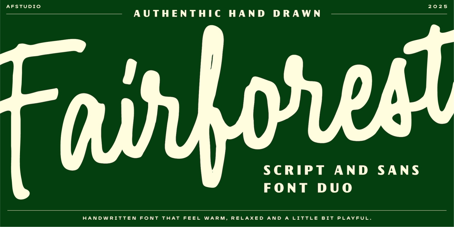 Fairforest Font Poster