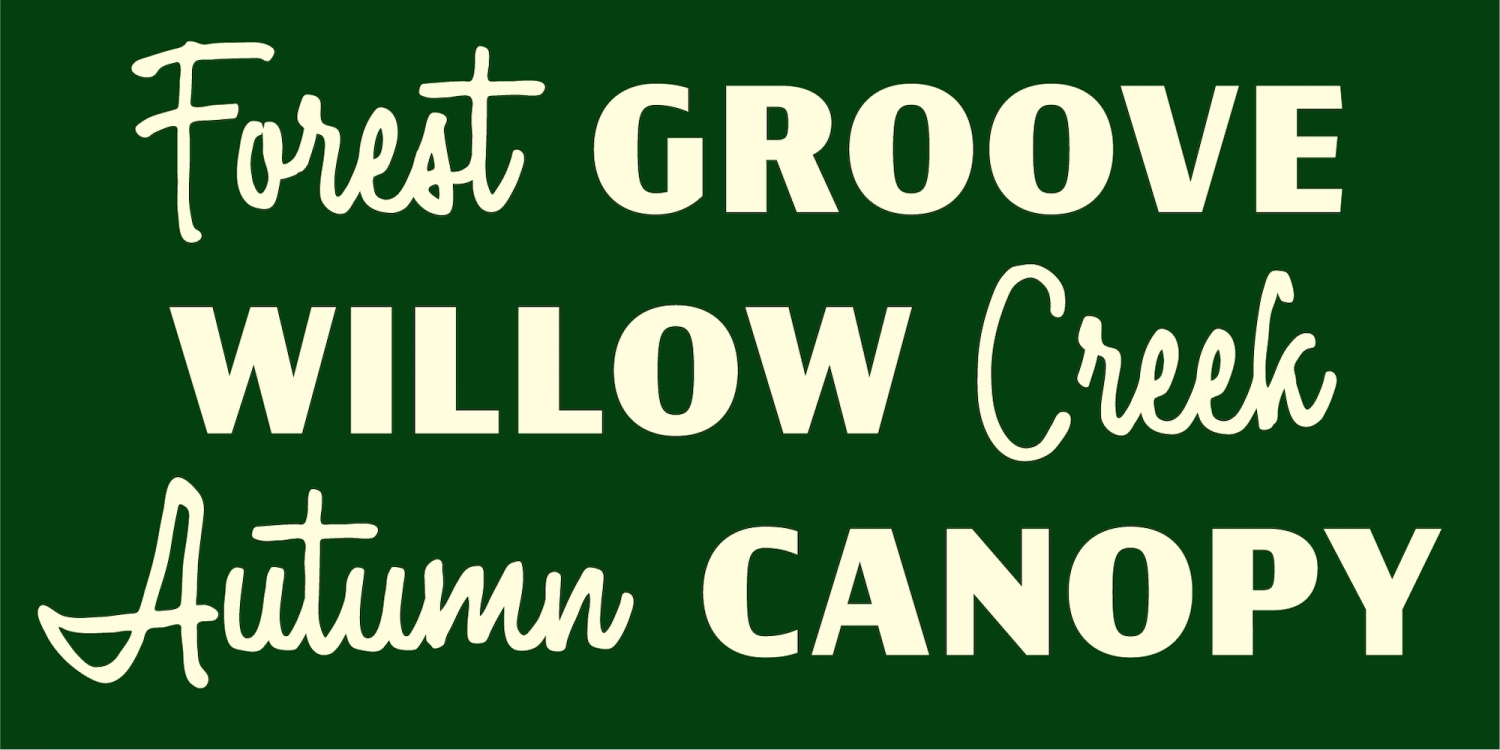 Fairforest Font Poster #5