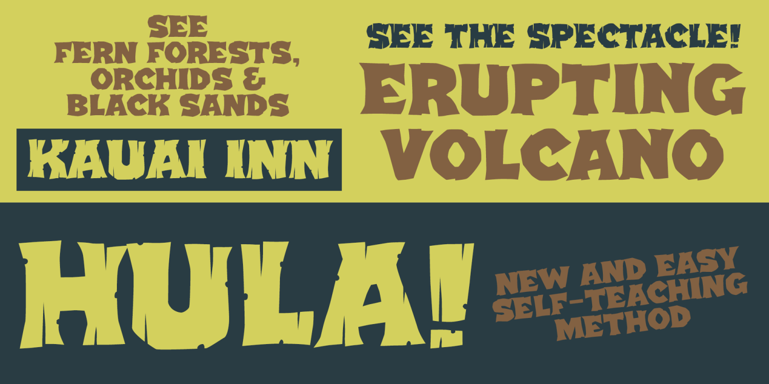 Kapu Kai Font Poster #4