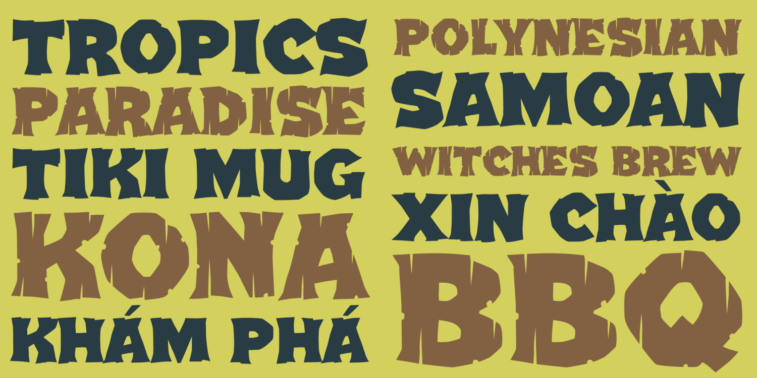 Kapu Kai Font Poster #5