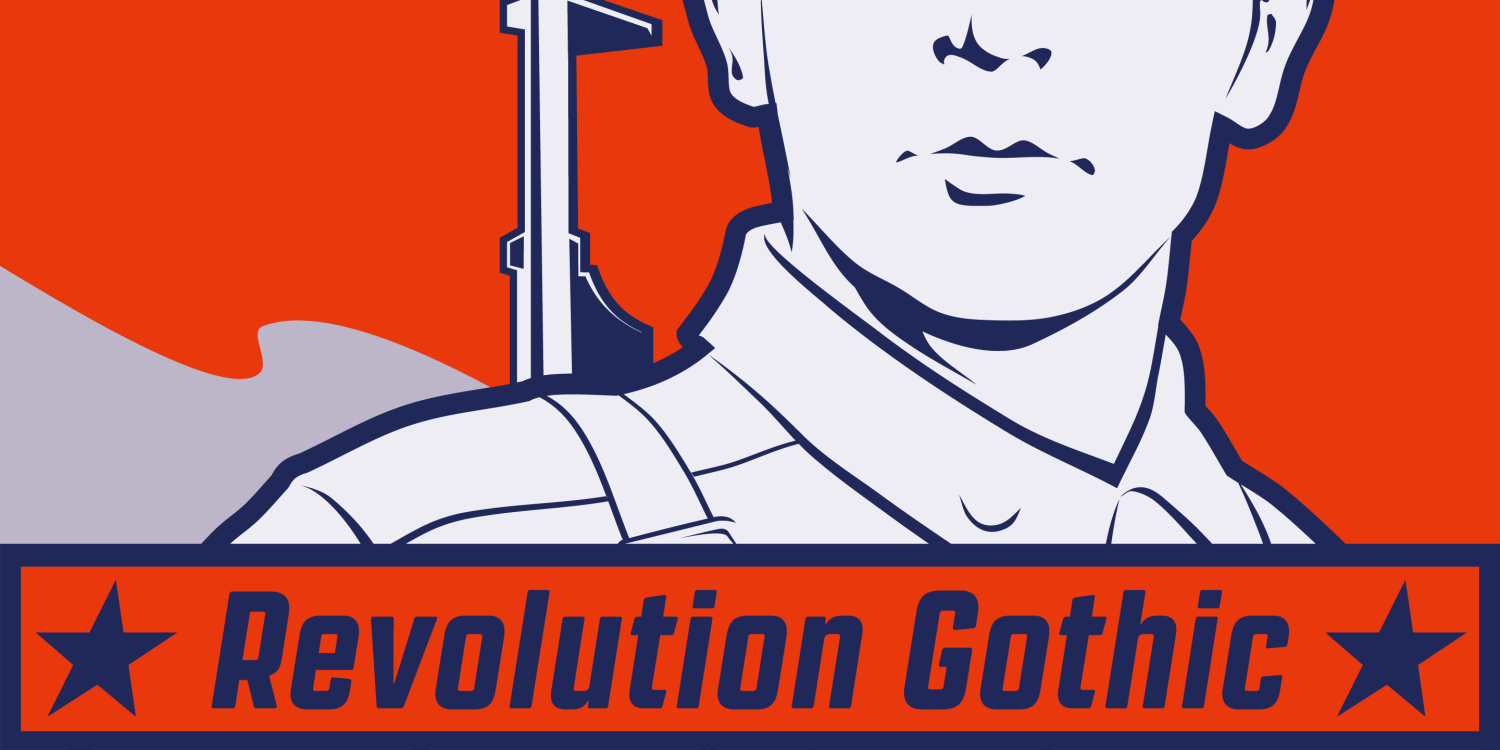 Revolution Gothic Font Poster #1