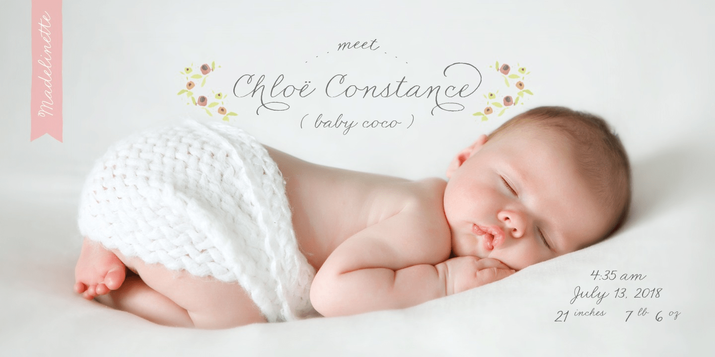 Madelinette Font Poster #1