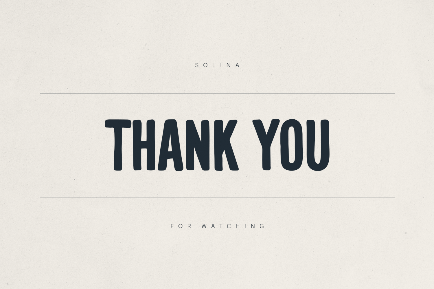 Solina Font Poster #1