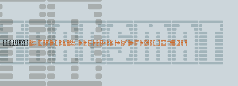 Transmat Font Poster #1