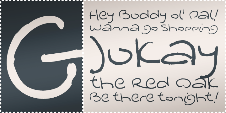 Jukay BTN Font Family Poster