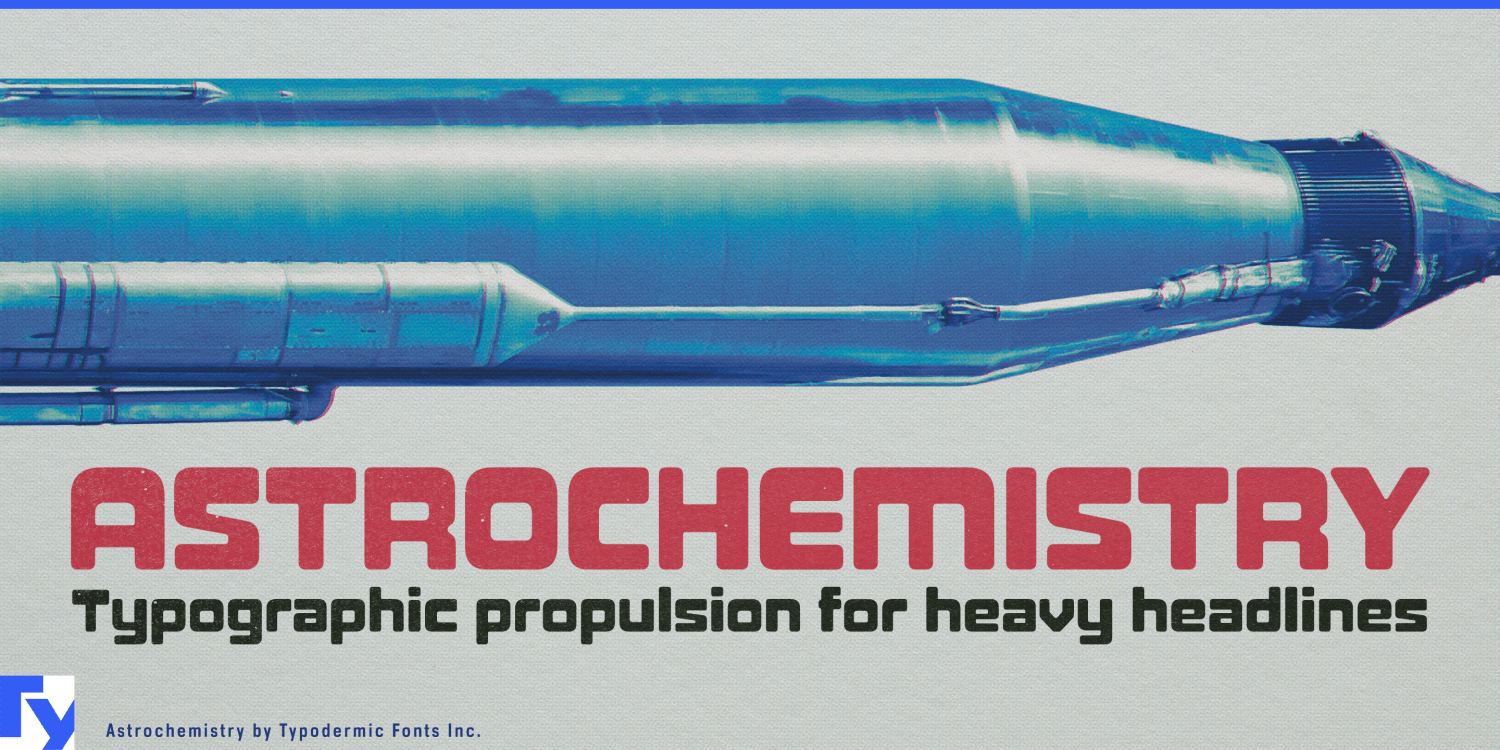 Astrochemistry Font Poster #1