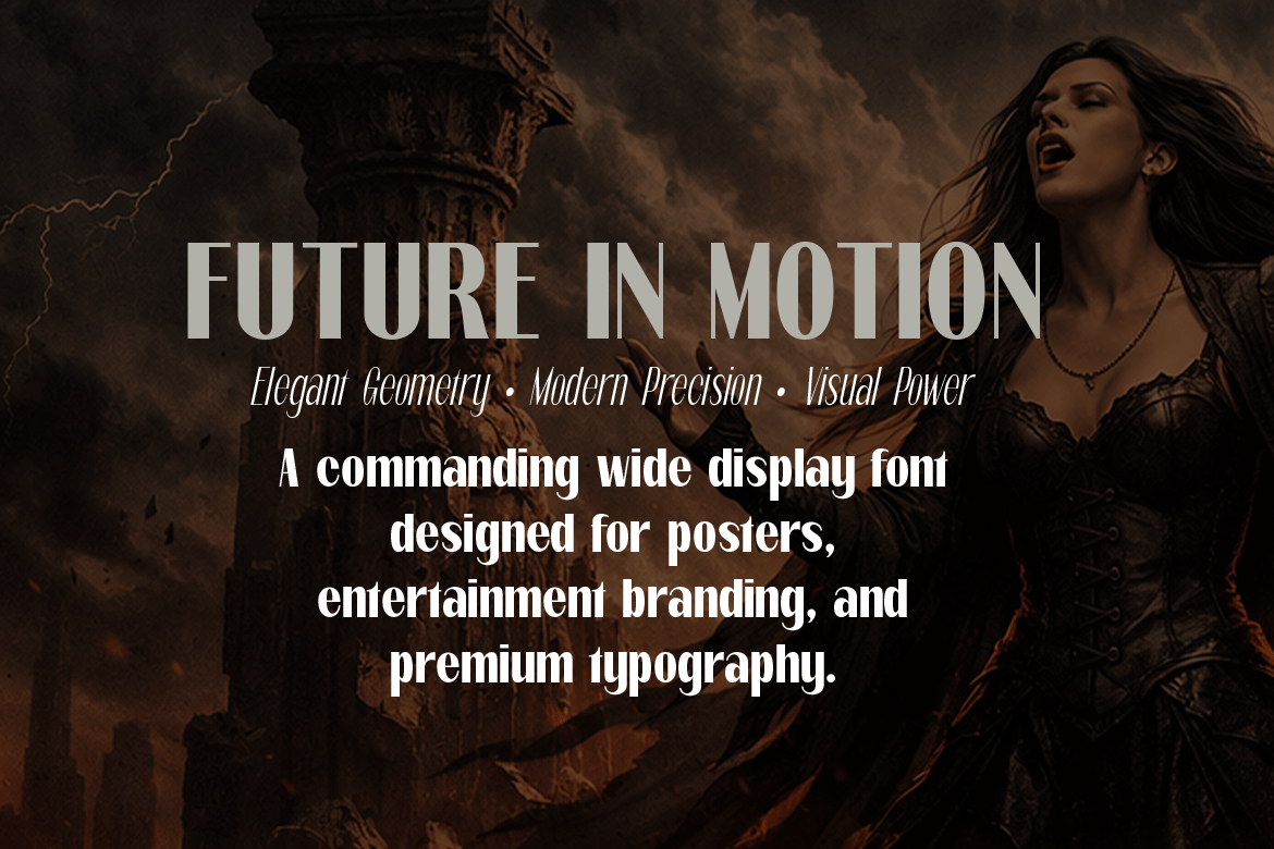 Qorvyn Condensed Font Poster #3