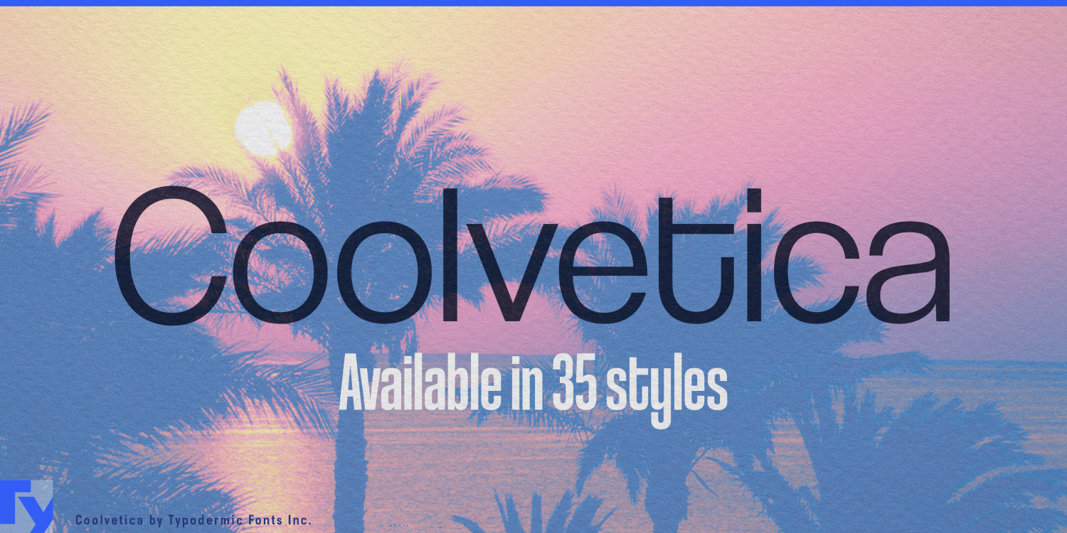 Coolvetica Font Poster #1