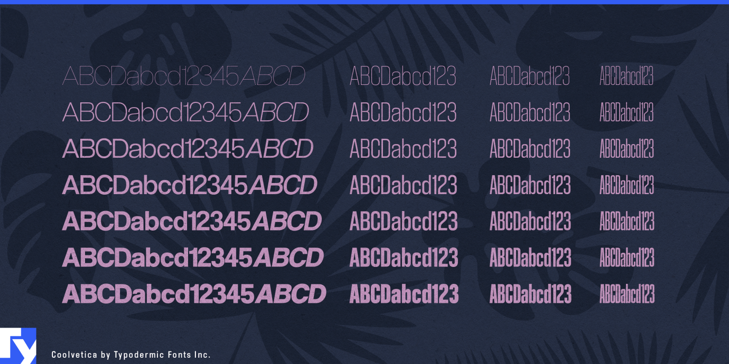 Coolvetica Font Poster #1