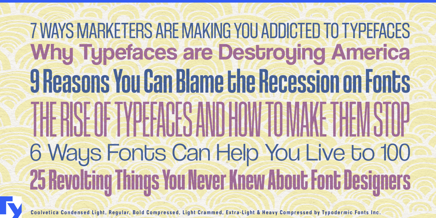 Coolvetica Font Poster #1