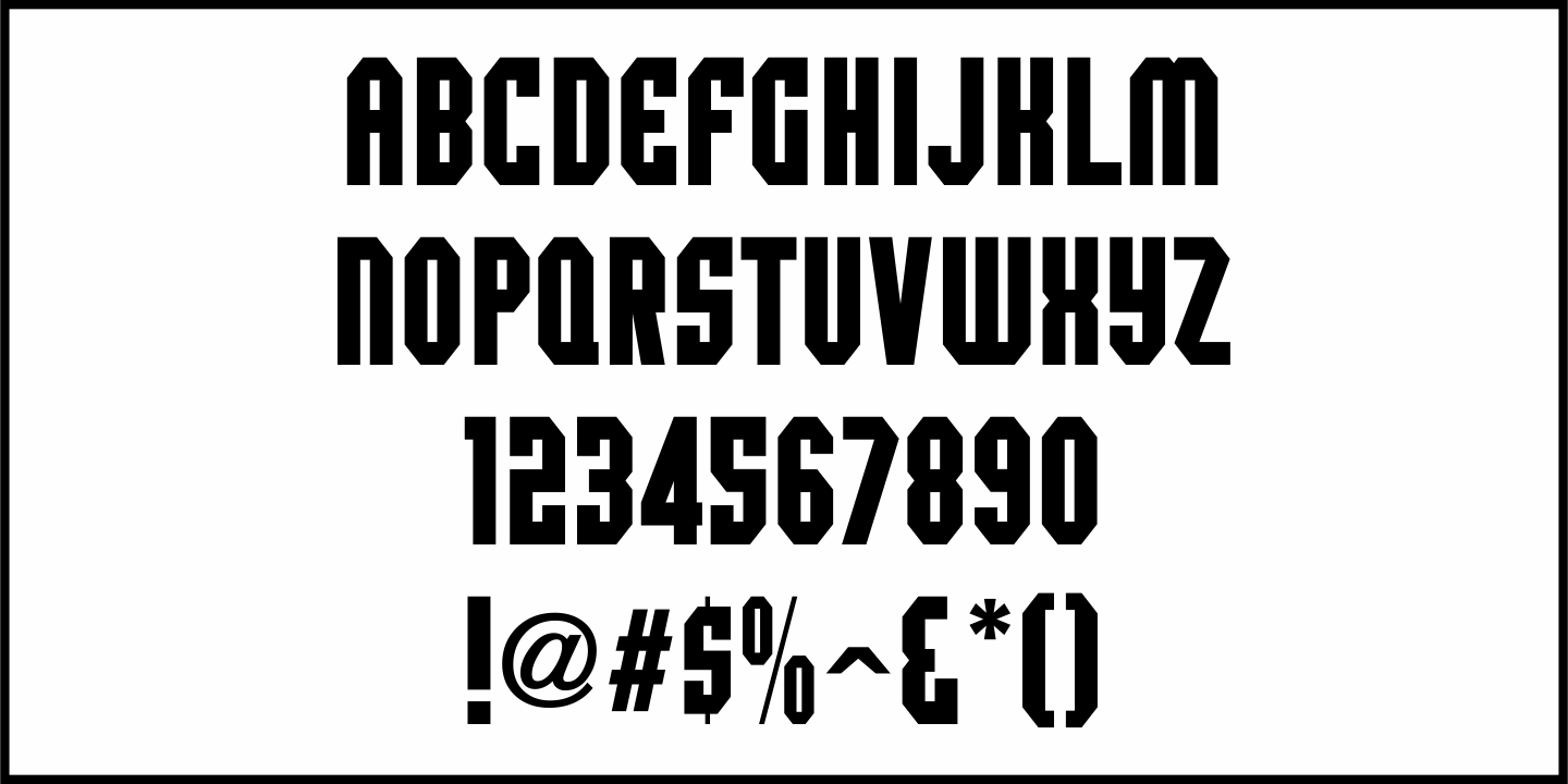 Varsity Show Font Poster #3
