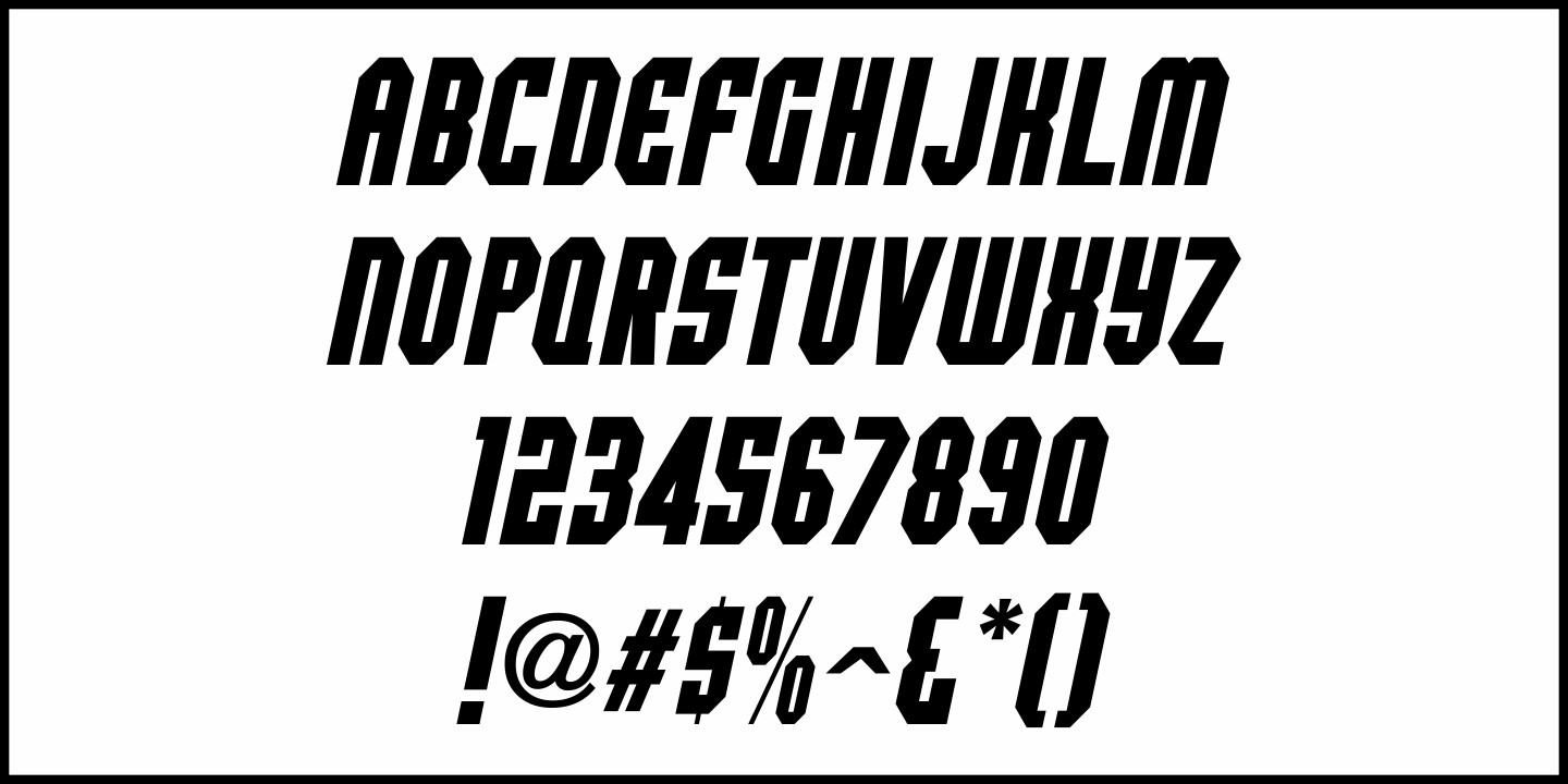 Varsity Show Font Poster #5