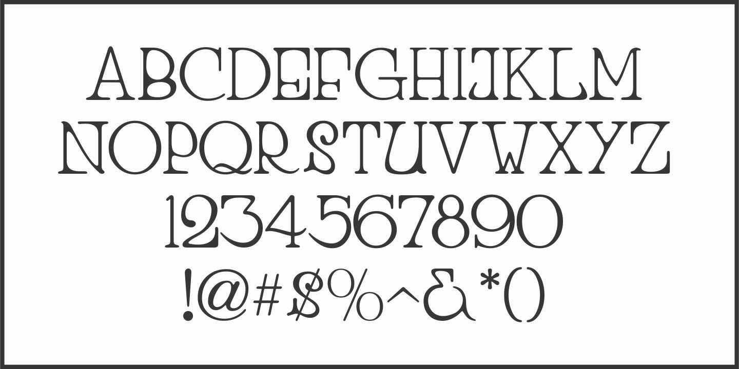 Cow Palace Font Poster #1