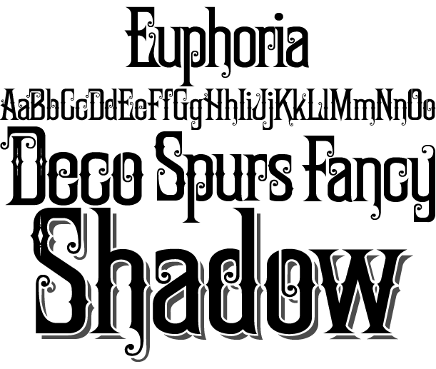 Euphoria Deco Font Poster #1