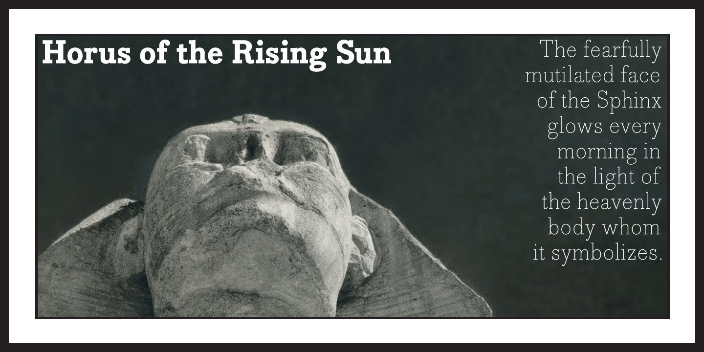 Bodoni Egyptian Pro Font Poster #1