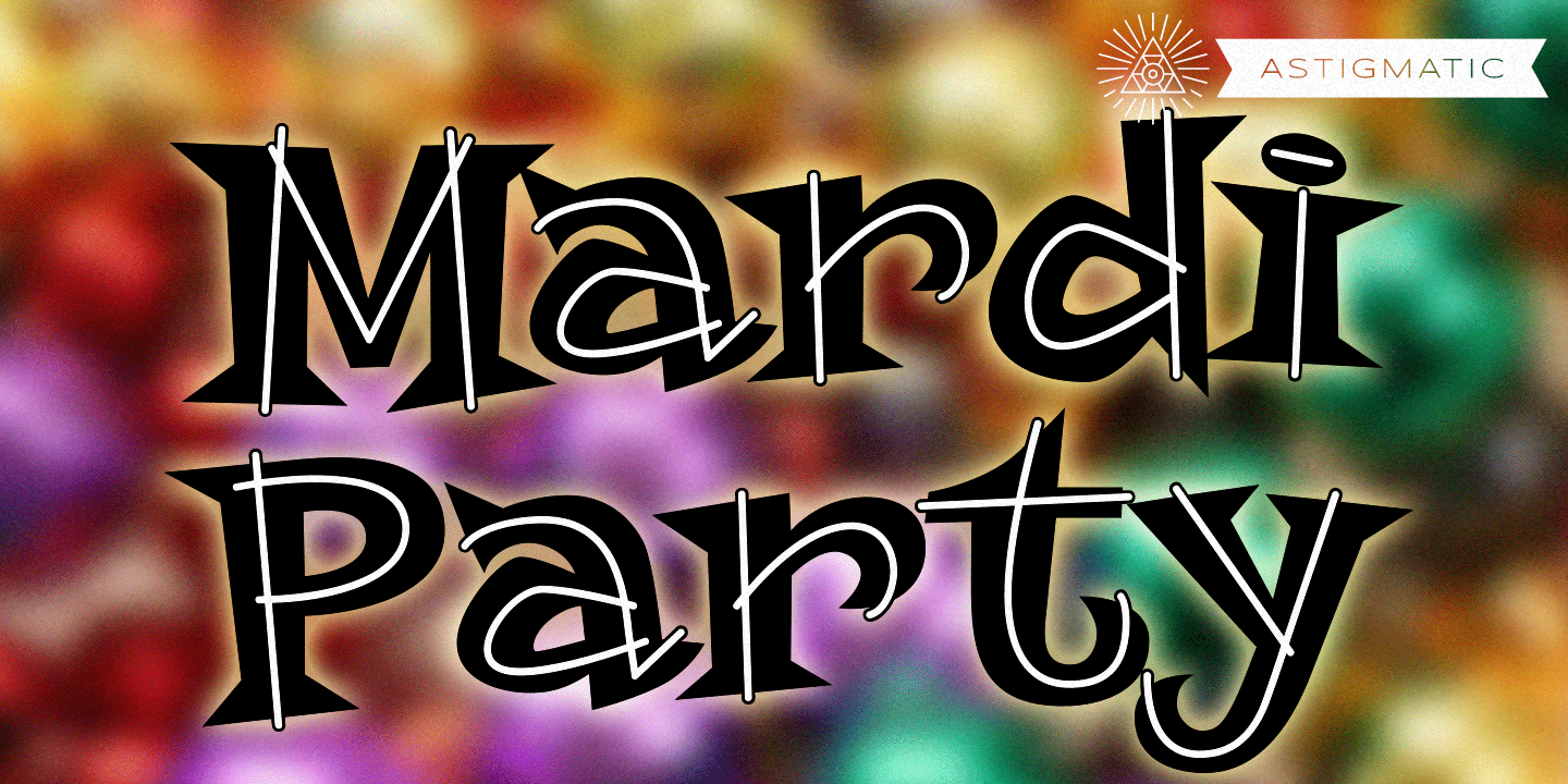 MardiParty Font Poster #1