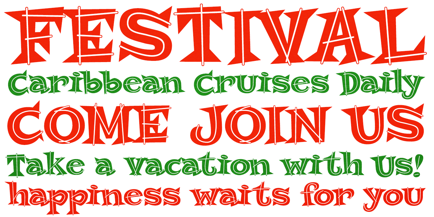 MardiParty Font Poster #1
