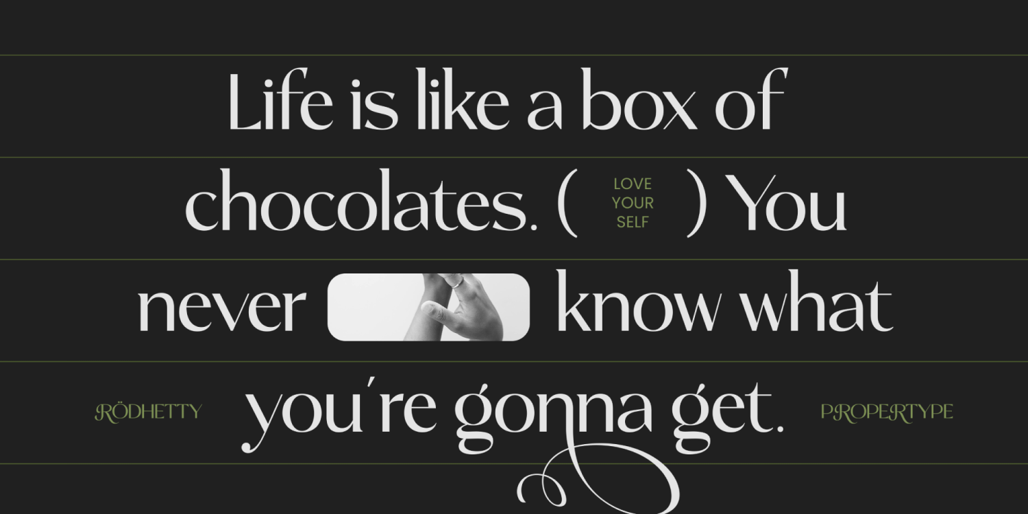 Rodhetty Font Poster #10