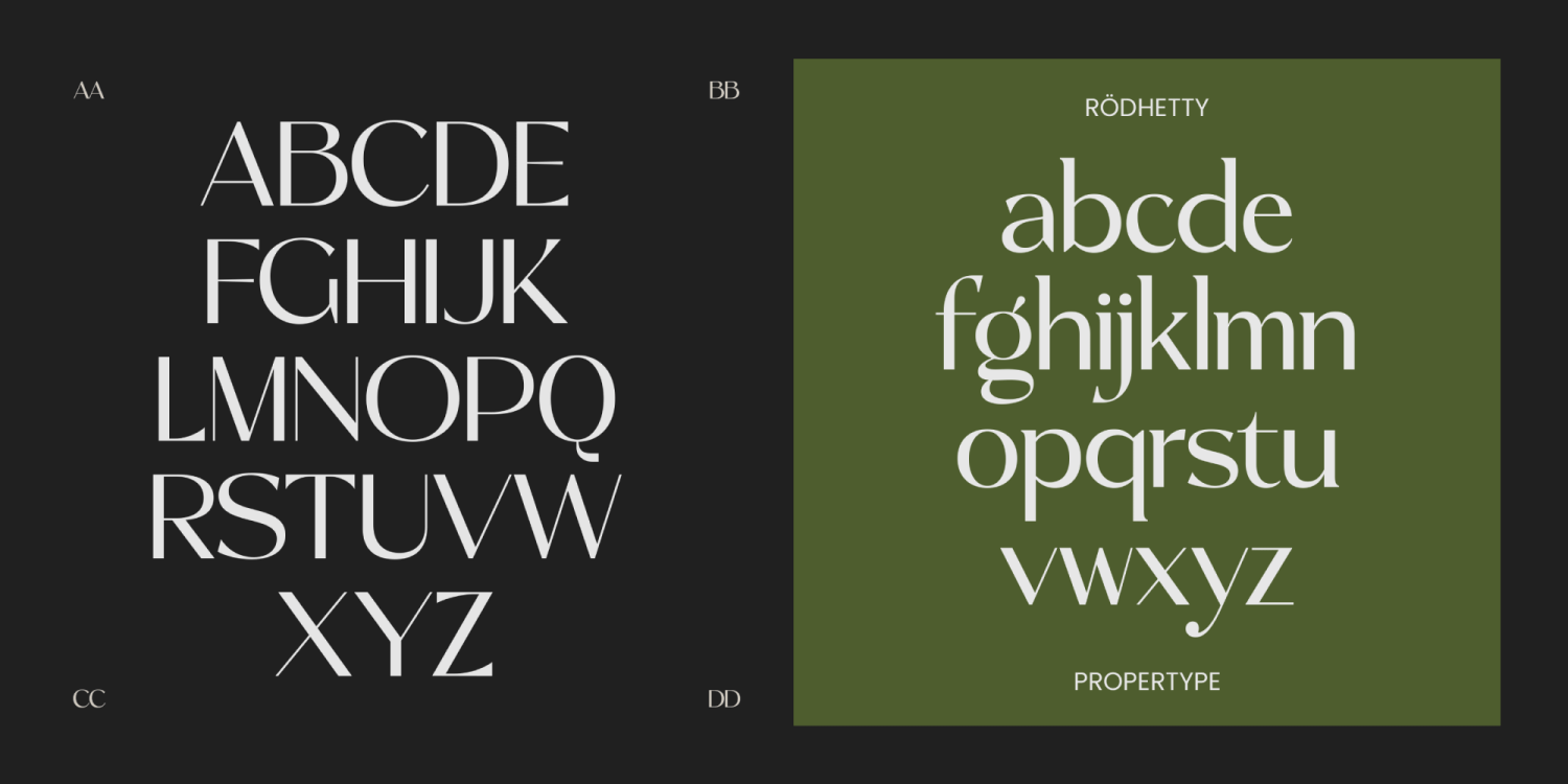 Rodhetty Font Poster #12