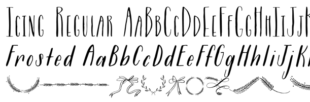 Winter Mix Package Font Poster #1